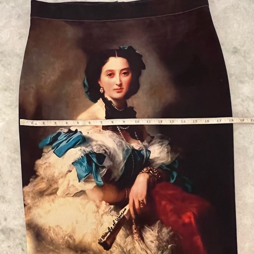 Renaissance Art Print Pencil Skirt - Picture 5 of 11